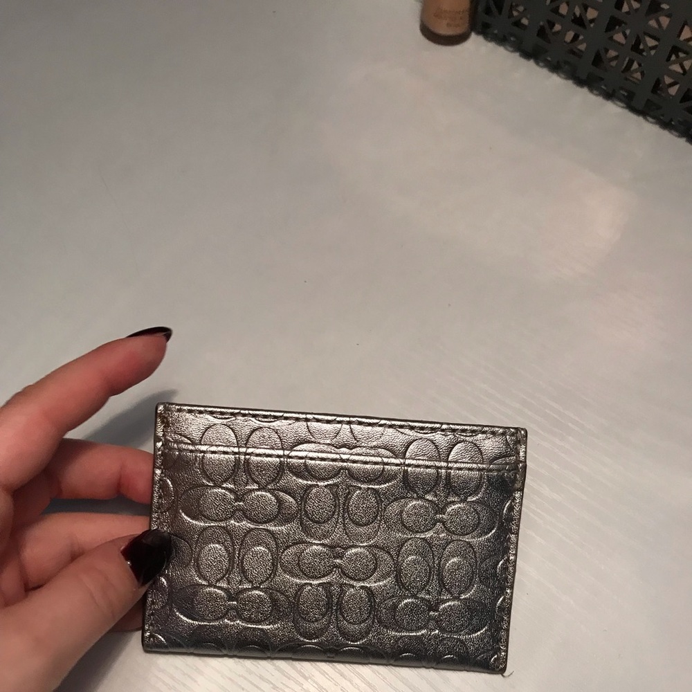 Metallic Coach Card Holder